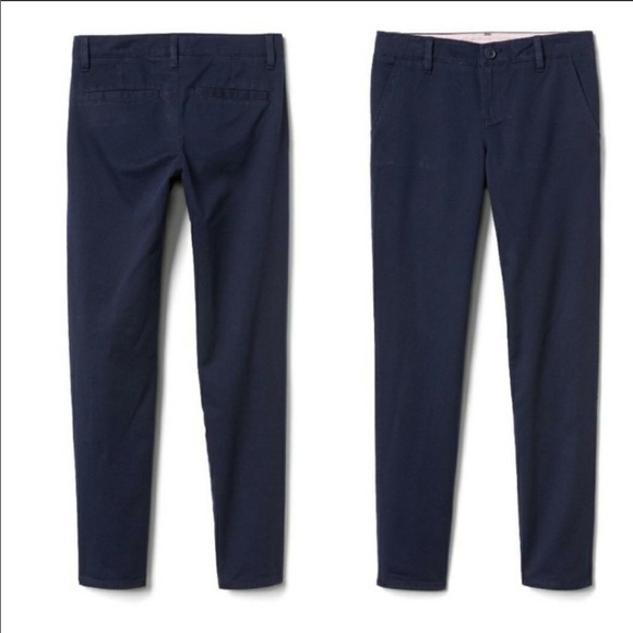 GAP NWT Navy Uniform Skinny Chino 5R - Picture 2 of 11